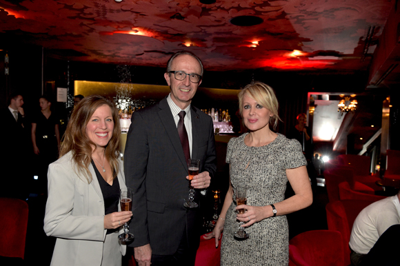 1. Jacques Bourguignon, directeur général Sofitel Lyon Bellecour, son épouse Leanne et Catherine Condamin (Baccarat)