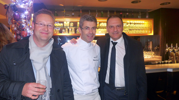 14. Corentin Rémond (Mairie Tassin), Philippe Gauvreau (Halles 9) et Serge Bex (OL)