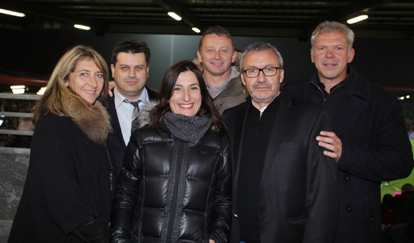 15. Catherine Arbaud (LOU Rugby), Frédéric Beurq (le Sousbock), Cécile Rivieccio (Orange), Pierre Calvel (Orange), Aziz Hebbache (le Sousbock), François Davoine (Brennus Investissement)  