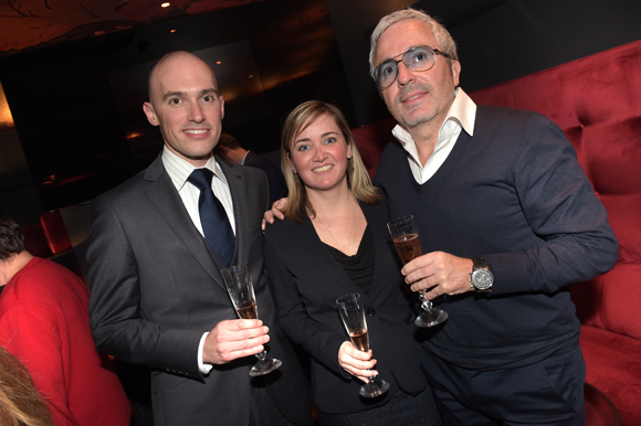 15. Benjamin Chemoul, Camille Vautier (Sofitel Lyon Bellecour) et Olivier Sauleron (Breitling)