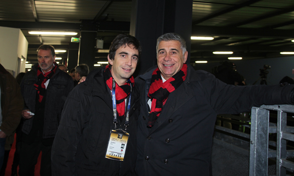 22. Yann Roubert, président du LOU Rugby et Pierre Maillot (LOU Rugby) 