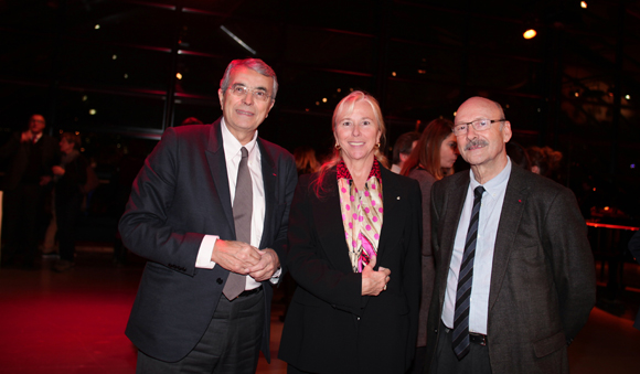 2. Jean-Jack Queyranne, président du Conseil régional, Elisabeth Ayrault, présidente de la CNR et Michel Margnes 