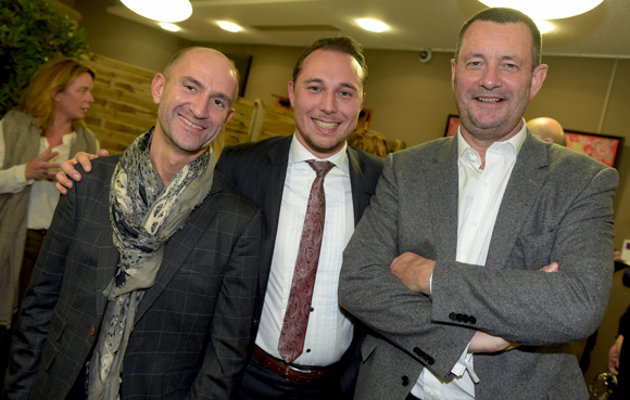 30. Olivier Bernard (Société Générale), Philippe Billon (Moreteau) et Marc Poisson (Rolando & Poisson)