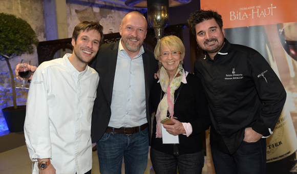 35. Grégory Cuilleron, François Gaillard (Lyon Tourisme & Congrès), Mercotte et le pâtissier Sébastien Bouillet