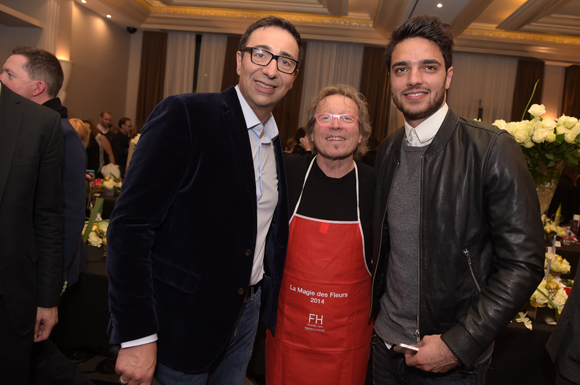 37. Le fleuriste Franck Hernandez, Dominique Grégoire et Clément Grenier