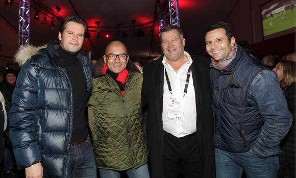 4. Aurélien Berthelet (Cars Berthelet), Tony Goupil (Champagne Pommery), Christophe Gerbaud (Assurances Paris Gerbaud) et Frédéric Maraillet (Akesa) 