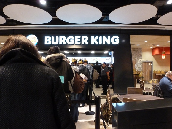 Burger King de la Part-Dieu. Nos stagiaires ont dégusté !