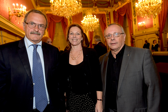 10. Jean-François Carenco, Préfet du Rhône, Anne-Sophie Condemine, adjointe à l’Emploi et Léandre Borbon (Office municipal des sports)