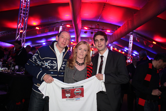 12. Thierry Mollichon (Action Contre la Faim), Virginie Plaza (Nissan groupe Bernard) et Yann Robert, président du LOU Rugby 