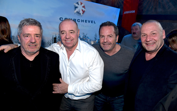 1. Gérard Vanier, Laurent Meynial (ESF Courchevel), Paulo (F&K) et Jean-Claude Trolez