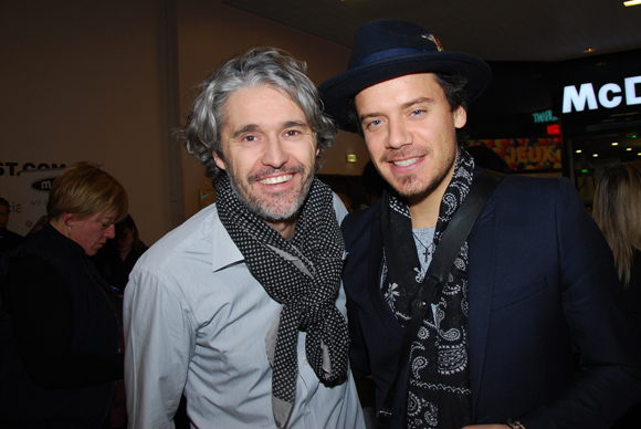 13. Damien Moutard (Agence Lusso) et le chanteur Brice Conrad