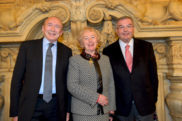 15. Gérard Collomb, sénateur maire de Lyon, Danièle Chuzeville, présidente du Conseil général et Michel Mercier, 1er vice-président du Conseil général