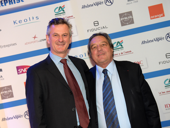 17. Pierre Fanneau, DG du groupe Progrès et François Turcas, président de la CGPME RA