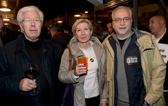 21. Maître André Soulier, Myriam Picot, maire du 7ème   et Jean-Yves Secheresse, adjoint à la Sécurité