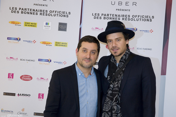 21. Ludovic Elbaz ( Boutique Alexandre) et le chanteur Brice Conrad