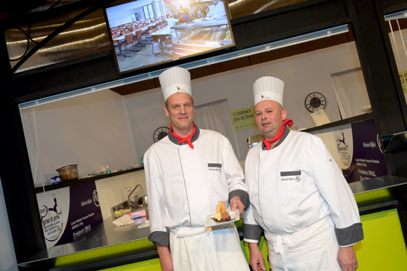 22. Frederic Paul et Eric Pitavy, les chefs du lycée Hôtelier François Rabelais à Dardilly, vainqueurs de la coupe des lycées