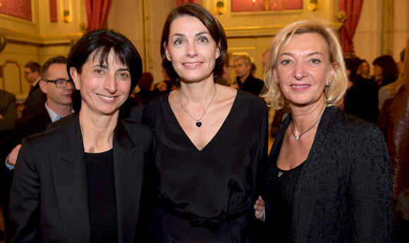 24. Anne-Marie Baezner (GL Events), Karine Dognin-Sauze, vice-présidente du Grand Lyon et Marie-Odile Fondeur (GL Events)