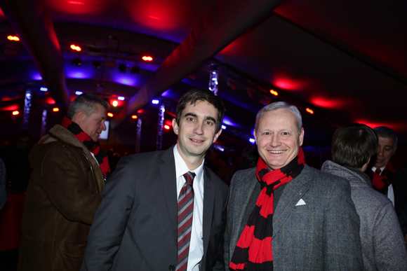 3. Yann Robert, président du LOU Rugby et le général Pierre Chavancy, gouverneur militaire de Lyon  