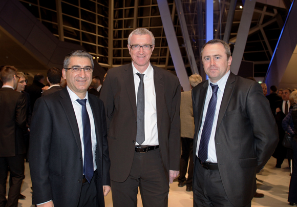 3. Christian Missirian (EDF), Georges Clo (EDF) et Christophe Dormois (Dalkia groupe EDF) 