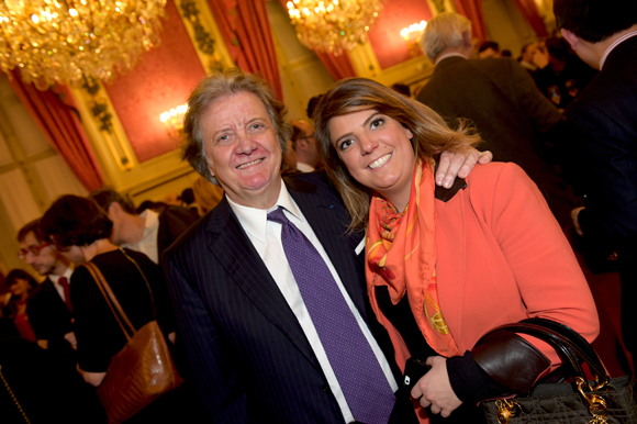 33. Gérard Ravouna, président des industries d’habillement et sa fille Morgane (Groupe Catedral)