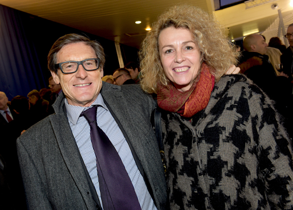 35. Alain Huet (Medef Rhône-Alpes) et Isabelle Huguet (La Biennale de Lyon)