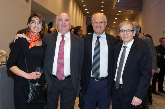 36. Nadine Adra (Transénergie), Marcel Demange (EDF), Bassam Ouaida (Transénergie) et Jean-Marc Bufaz (EDF)  