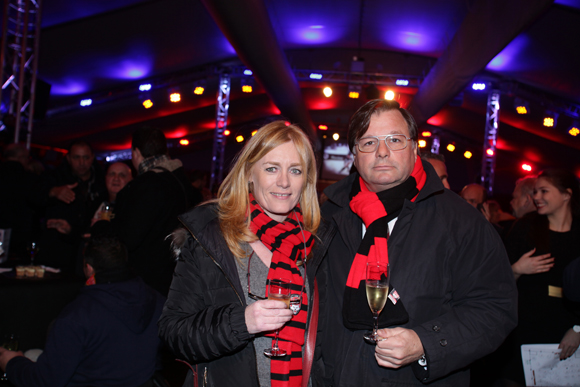 4. Virginie Plaza, directrice de Nissan groupe Bernard et Franck Isaac-Sibille, vice-président du LOU Rugby