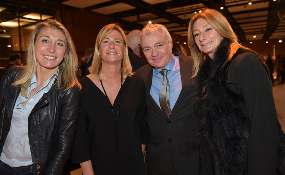 40. Virginie Adnet (OL Média), Corinne Sassot (Le Progrès), Jean-Louis Joly, DG du Medef Lyon-Rhône et Nathalie Degardin (Le Progrès)