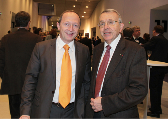 51. Noël Brunet, président des Architectes Rhône-Alpes et Jean-Luc da Passano, vice-président du conseil général 