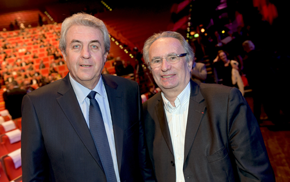 5. Maître Richard Brumm, adjoint aux finances et Bernard Rivalta, président du Sytral