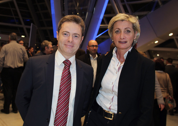 9. Olivier Le Guen (EDF) et Pascale Marion (EDF Collectivités Drôme-Ardèche) 