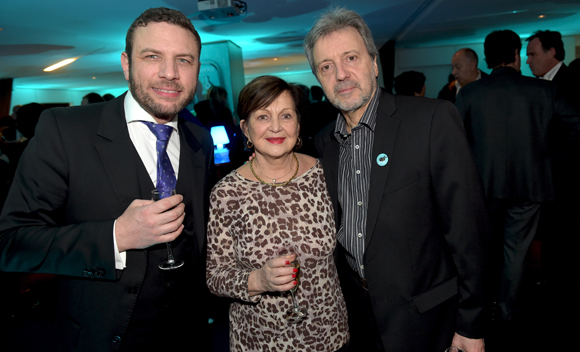 13. Franck Sciessere, directeur de la Cour des loges, Danielle Pierrefeu (Les Gastronomes de Lyon) et Jean-Jacques Billlon