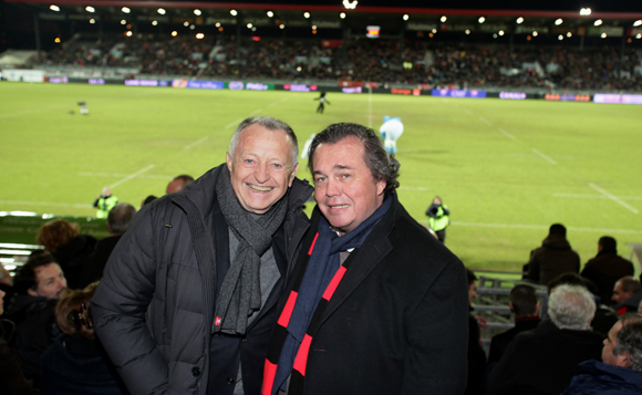 14. Jean-Michel Aulas, président de l’Olympique Lyonnais et Olivier Ginon, président de GL Events 