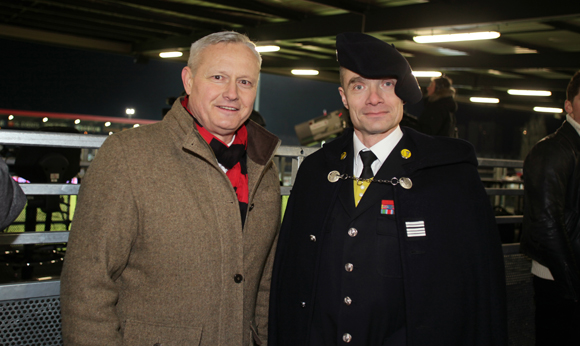 18. Le général Pierre Chavancy, gouverneur militaire de Lyon et le colonel Paul Sanzey, commandant du 27ème bataillon des Chasseurs Alpins d’Annecy 