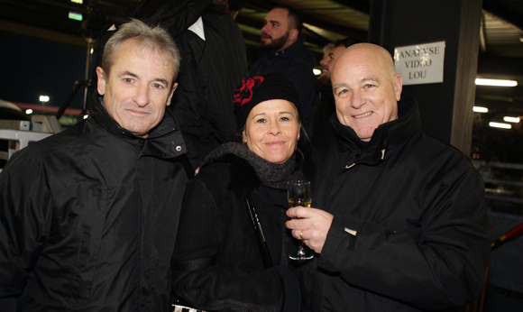 20. Jean-Jacques Selles, maire de Chassieux, son épouse et Gérard Arnaud