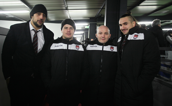 22. Maiki, Vincent, Jérémy et Pierrick, joueurs du Lou Rugby 