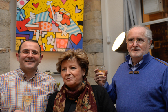 23. Jean-Cédric Deguy aux côtés de son oncle et sa tante, Nanou et Michel Danton