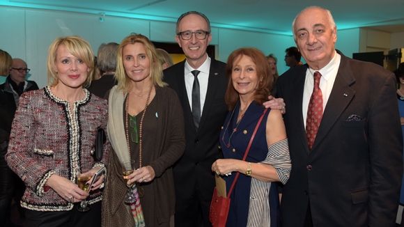 28. Catherine Condamin (Baccarat), le docteur Christine Dubost, Jacques Bourguignon, directeur général Sofitel Lyon Bellecour, Paul-Henri Watine et son épouse Geneviève