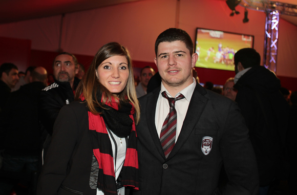 7. Laure Casanova et Vincent Colliat (LOU Rugby)