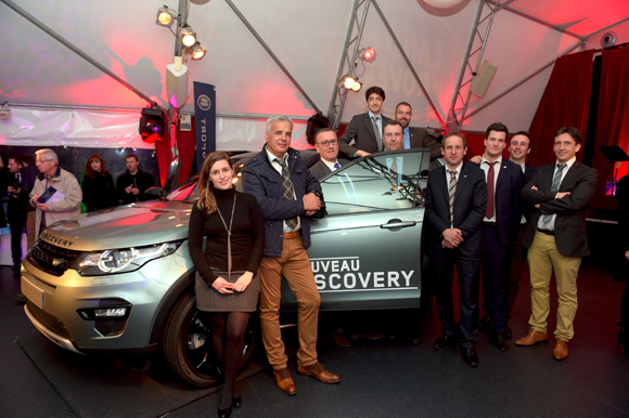 Land Rover à la Plateforme Le Nouveau Discovery Sport sur le pont !