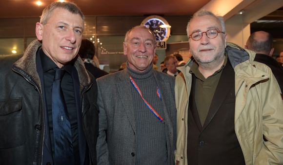 10. Serge Delaigue, colonel des Pompiers du Rhône, Patrick Aujogue (Keolis) et Jean-Yves Secheresse, adjoint à la Sécurité