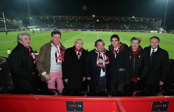 12. Richard Brumm, Nicolas de Tavernost, Gérard Collomb, Olivier Ginon, Yann Roubert, Guy Mathiolon et Thierry Braillard