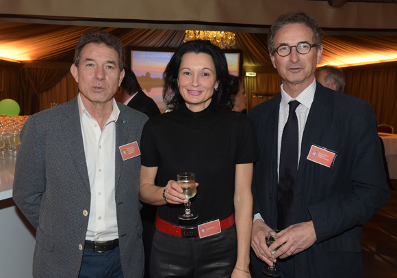 1. Jean-Claude Pietrocola (Média Sport Promotion), Betty Faure (Galtier expertises) et le professeur Jean-Pierre Pracros (Le Petit Monde)