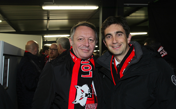 17. Thierry Braillard, Secrétaire d'État aux Sports et Yann Robert, président du LOU Rugby 