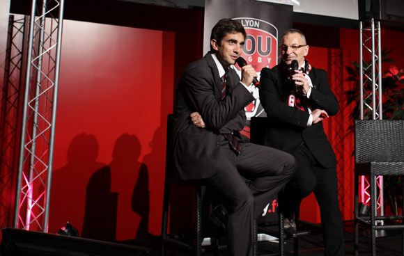 2. Yann Robert, président du LOU Rugby et Jean-Paul Jacquet (Lou Rugby)