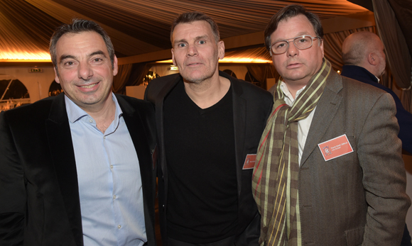 22. Laurent Pietrocola (Média Sport Promotion), Richard MC Clintock et Franck Isaac-Sibille, vice-président du LOU Rugby