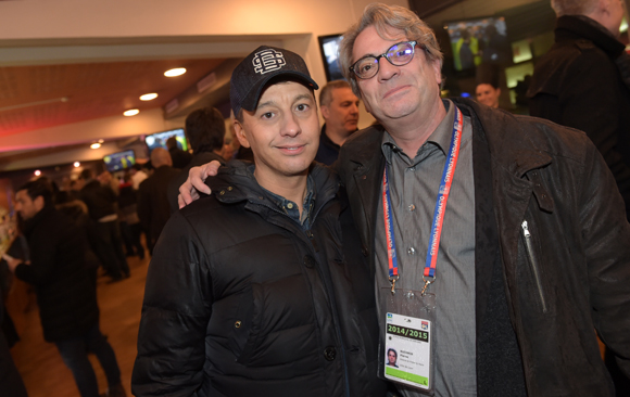 23. Laurent Argelier (MFM Radio) et Pierre Budimir, attaché de presse du maire Gérard Collomb