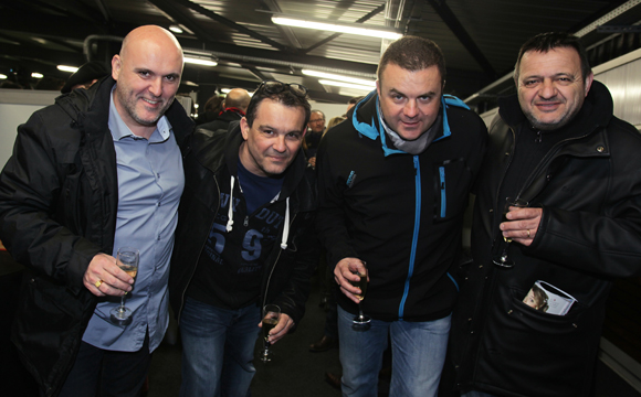 25. Hervé Martinien, Stéphane Michelet (Loxam), Antony Flamand (Compagnie Nationale du Rhône) et Bruno Charière (Loxam)