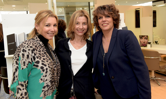 31. Sandra Dessange, Claire Gasnot et Cathy Girard (Dessange)