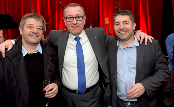 4. Frédéric Gallego (Toits de Province), son frère Gilles (Alpha Compta) et Thierry Cocco (Automotion)